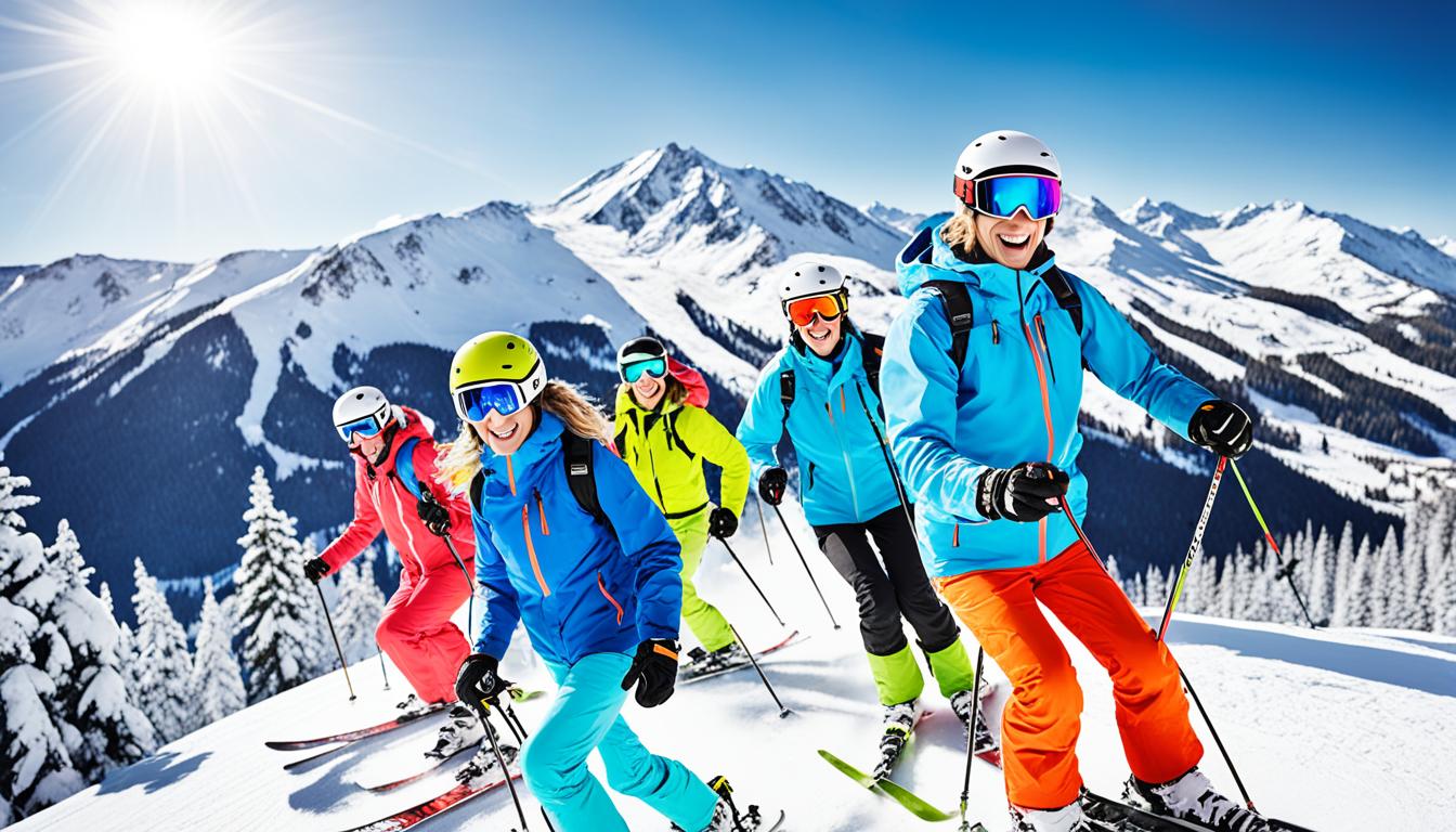 Her kan du stå på ski i april