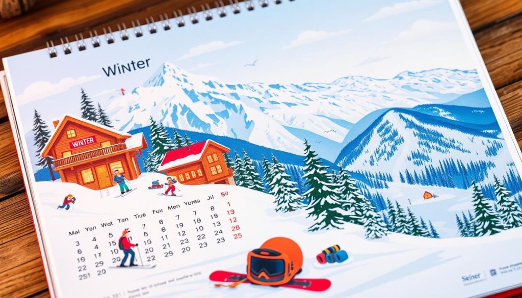 Skiferie kalender