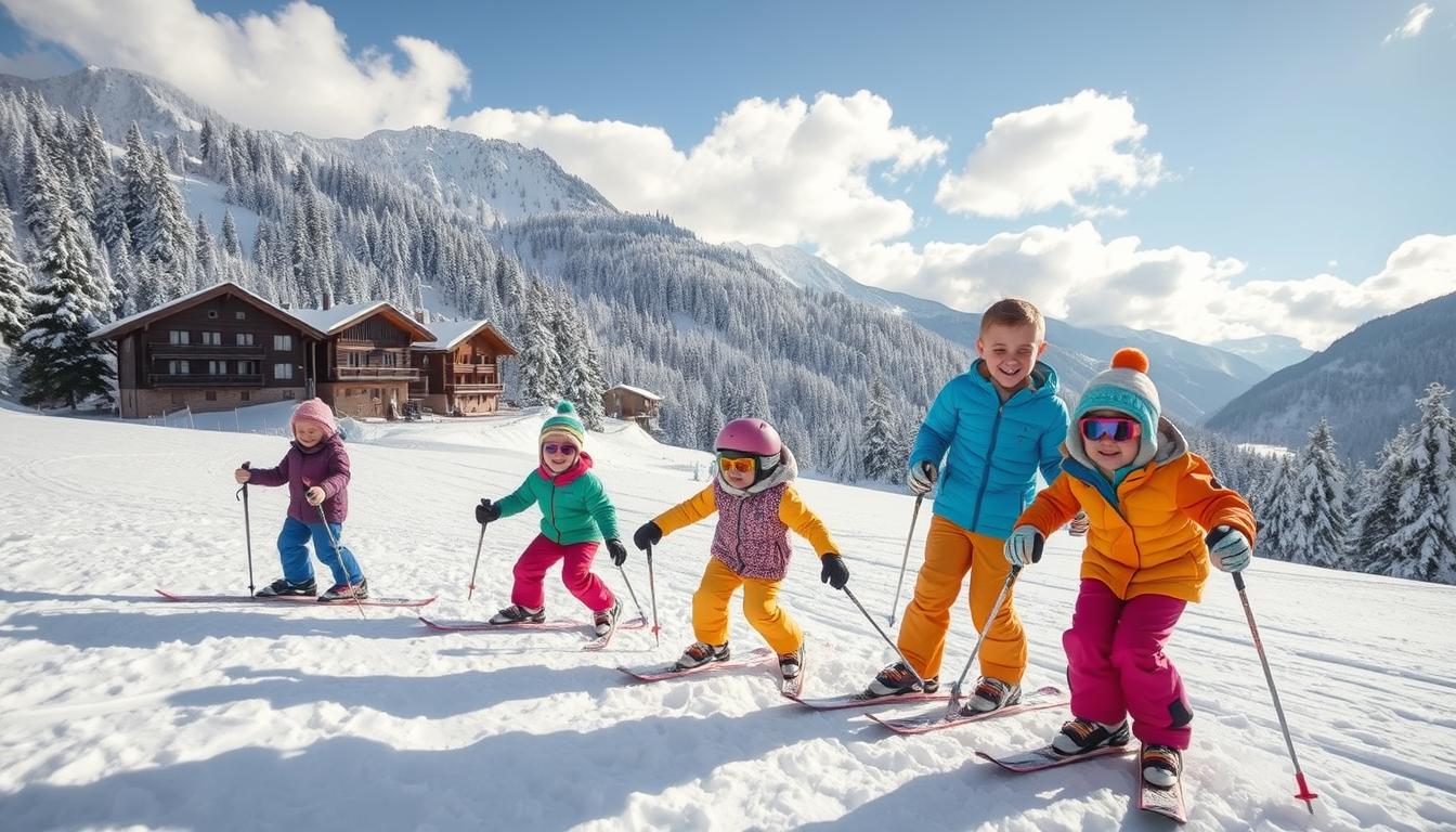 Skiferie med børn hvor? Find de bedste steder