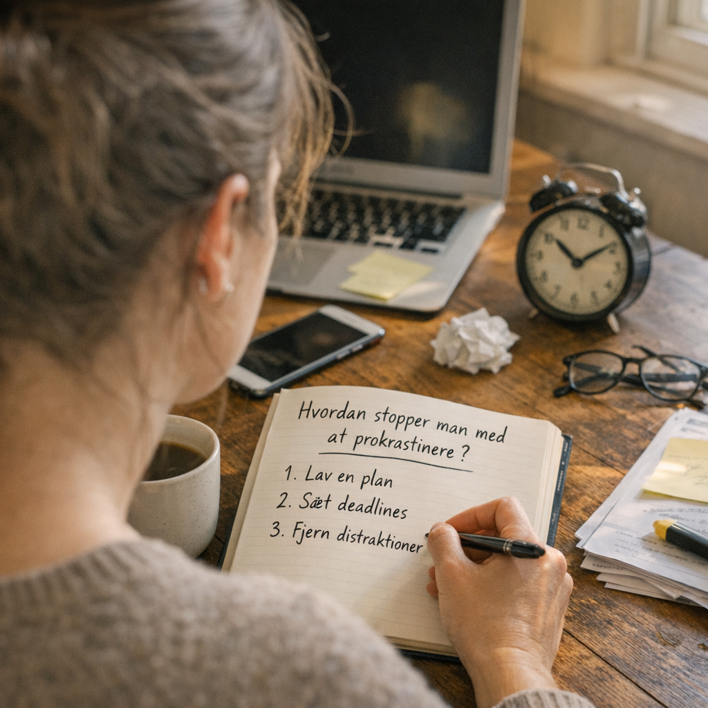 hvordan stopper man med at prokrastinere