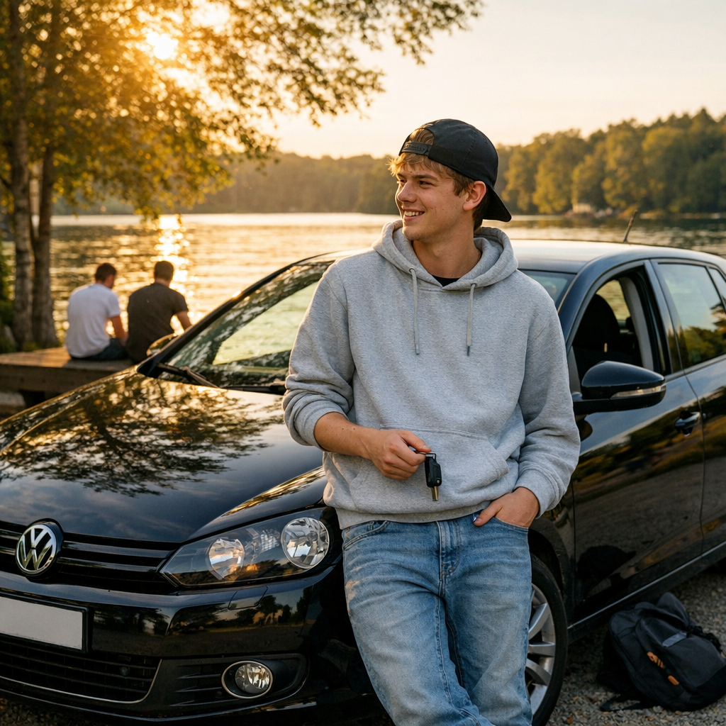 bedste første bil til unge mænd