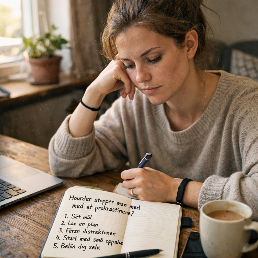 hvordan stopper man med at prokrastinere