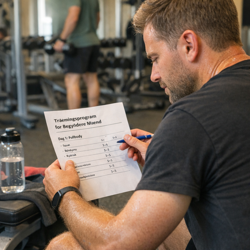 træningsprogram for begyndere mænd