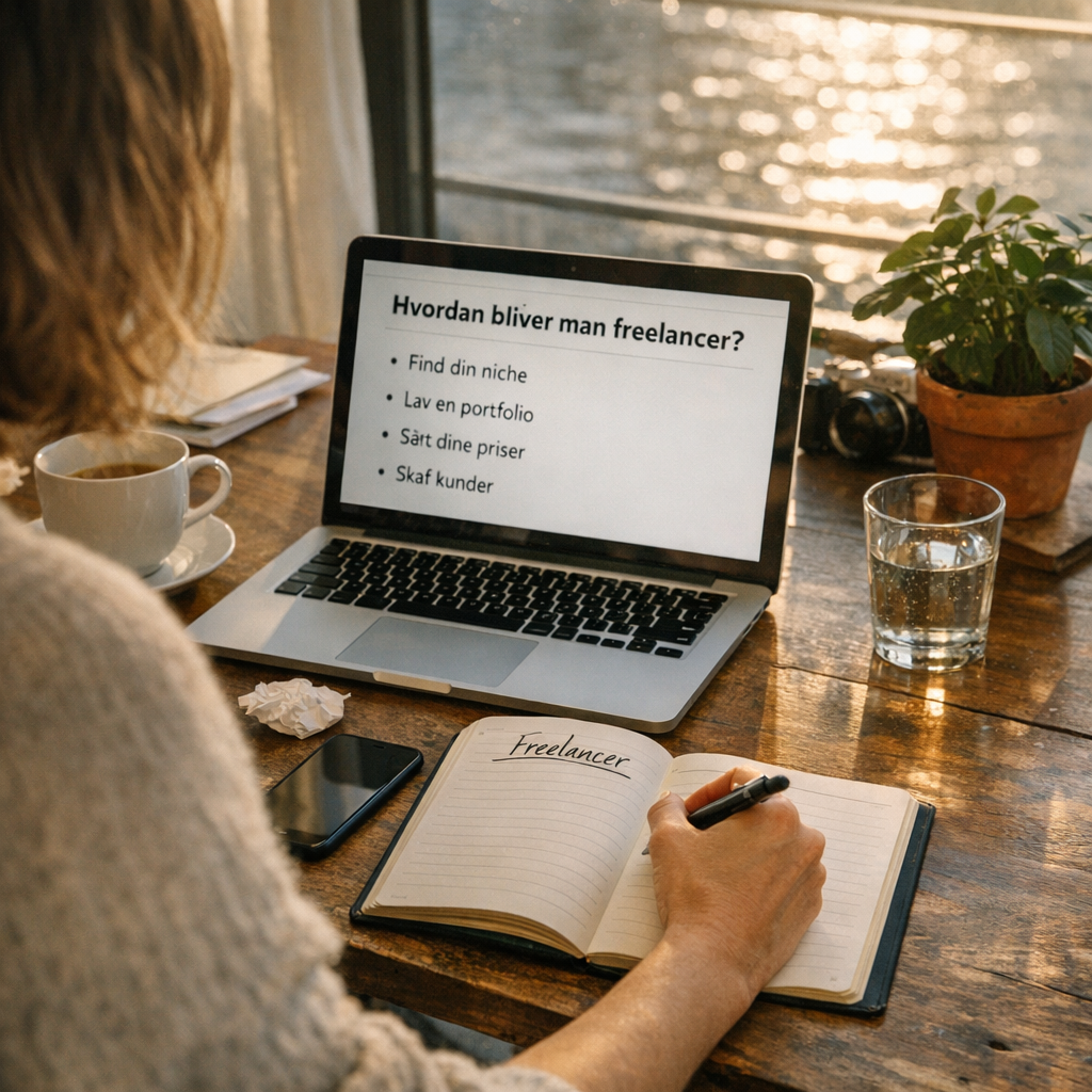 hvordan bliver man freelancer